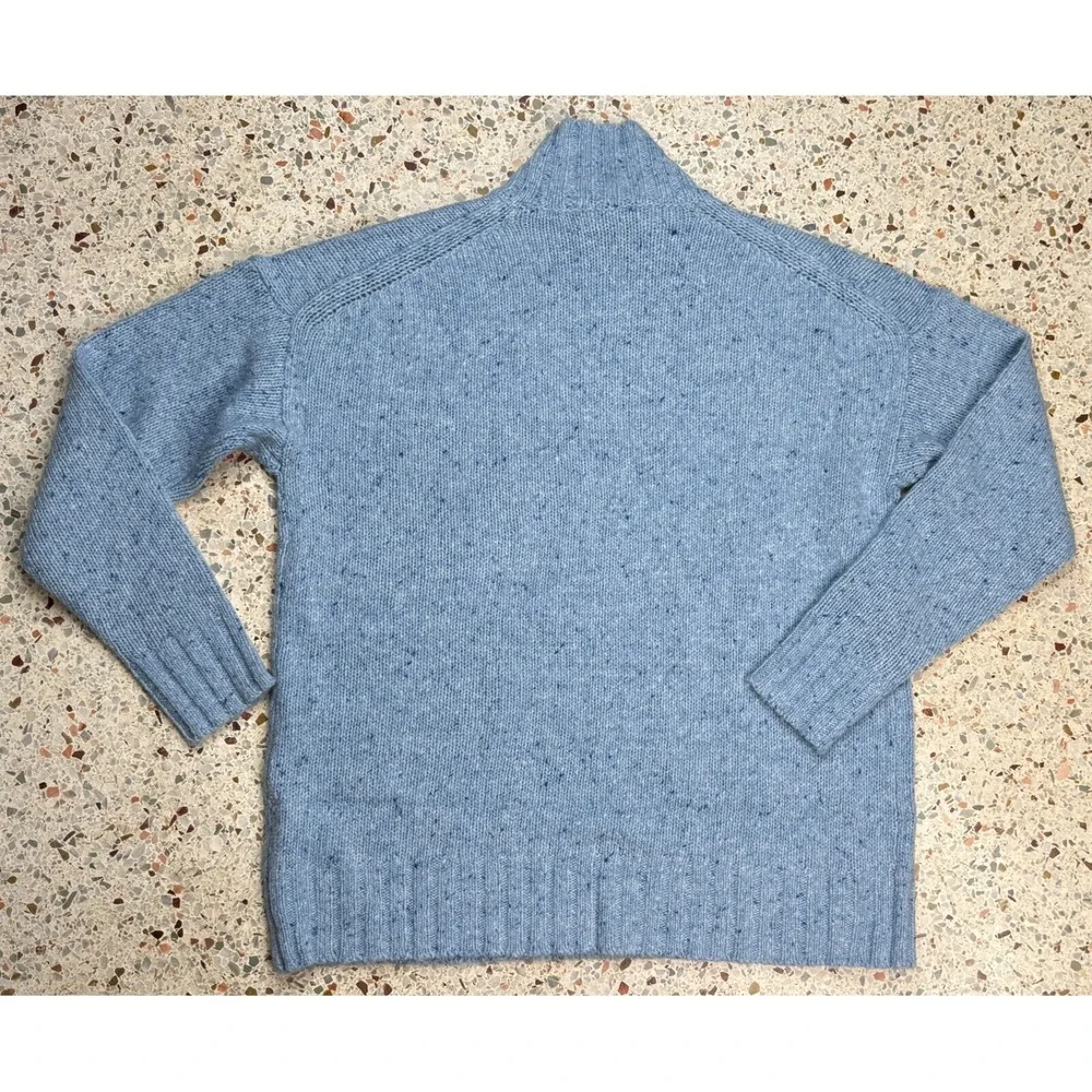 J.Crew Men's Blue High Neck Long Sleeve‎ Blue Sweater Size Small